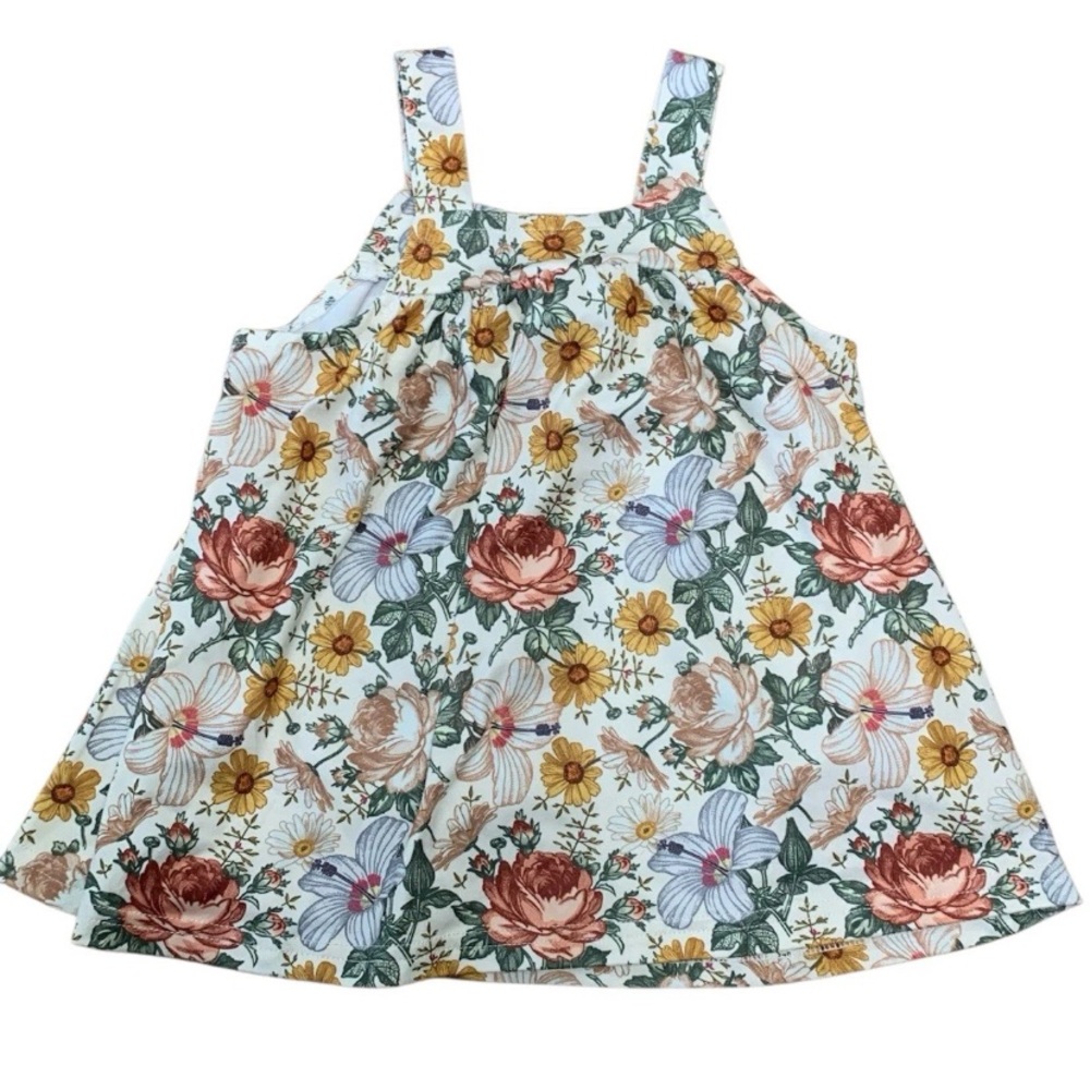 Baby Girls Dress Floral Size 3-6 Months Light Material Fall Outfit Stretchy